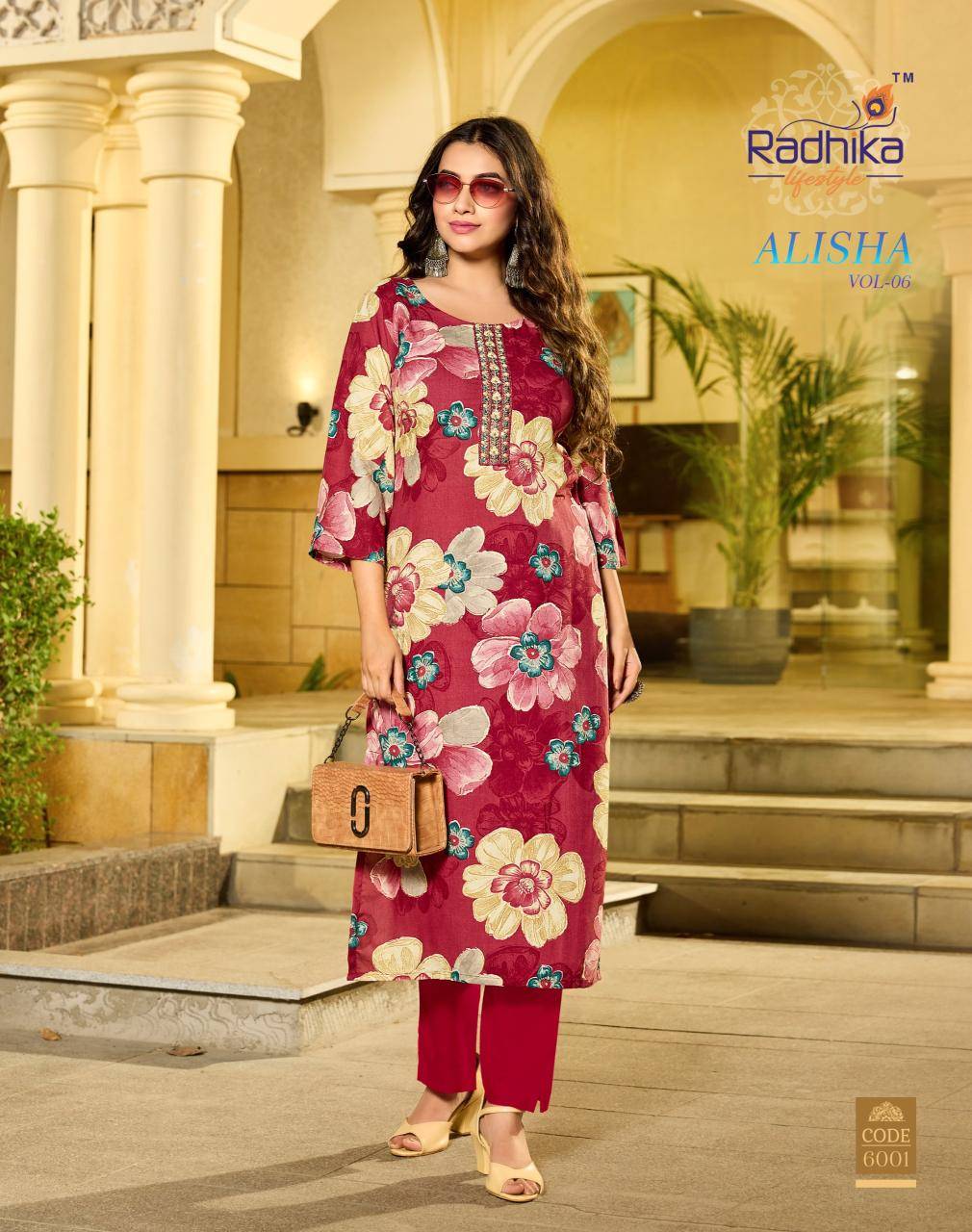 Radhika lifestyle alisha vol 6 Kurtis manufacturers and wholesalers in Delhi